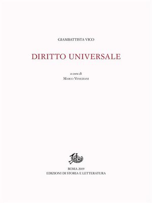 cover image of Diritto universale